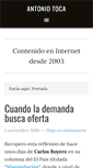 Mobile Screenshot of antoniotoca.com
